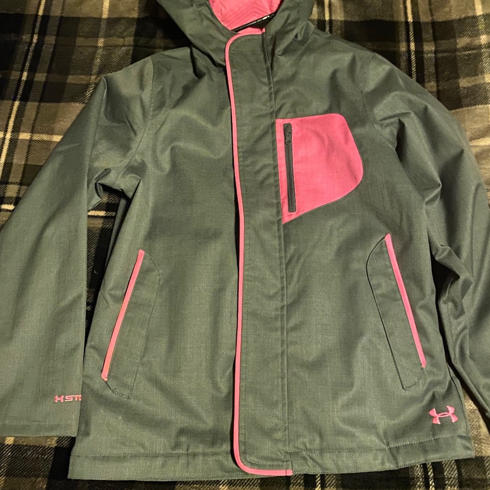 Under Armor &North Face girls light weight jackets